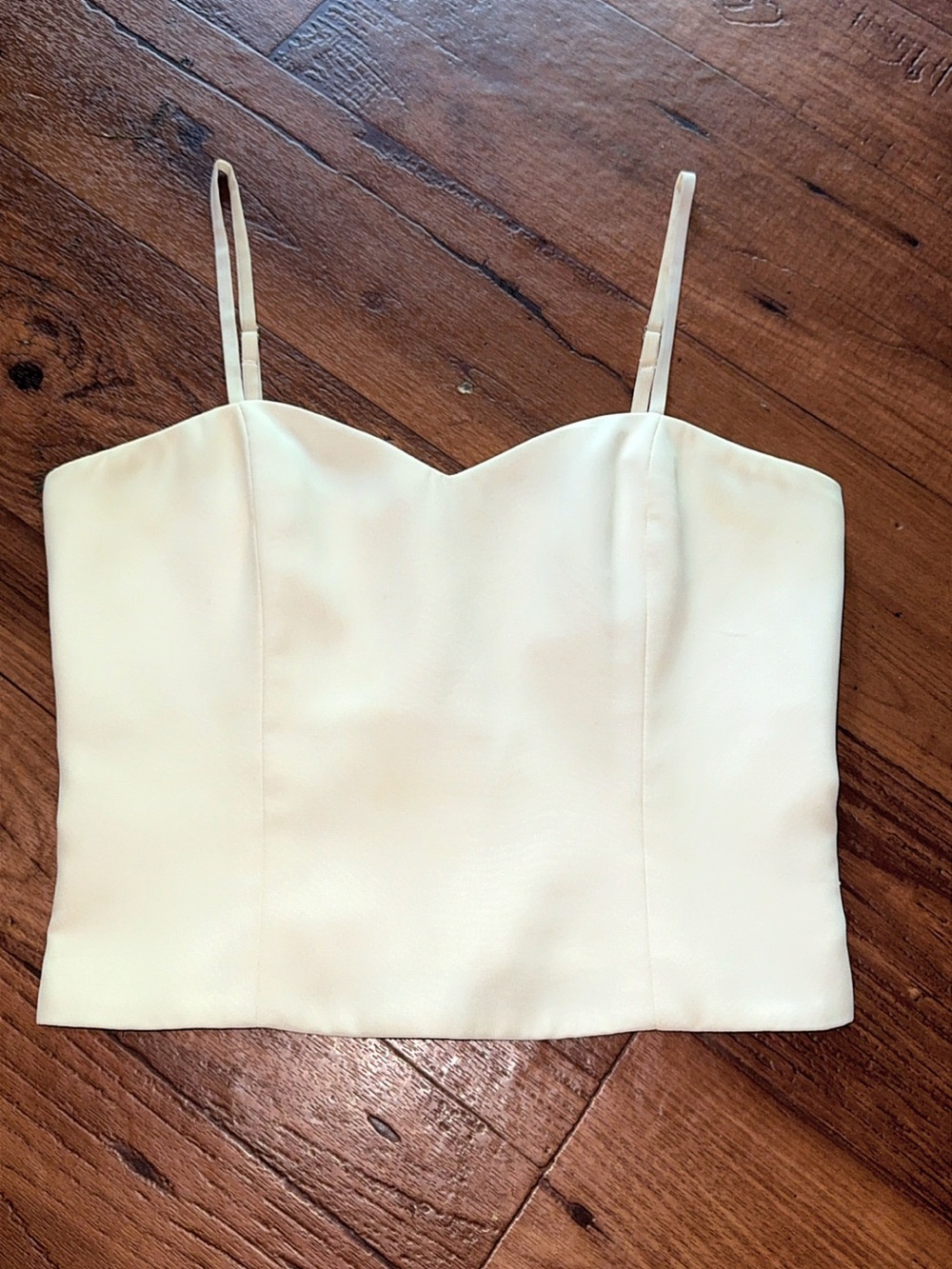 Pristine Like New Ceremony by Joanna August bustier Cream top sz 2